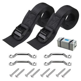 Masterwise 48" Battery Tie Down Strap Hold Down Kit, Cooler Tie Down Kit