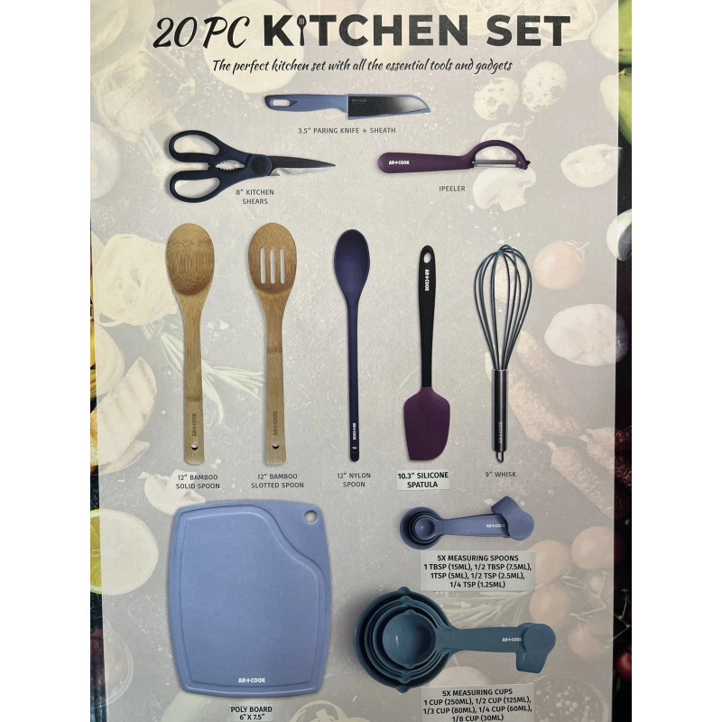 Kitchen AR + Cook Art & Cook 20 Piece Kitchen