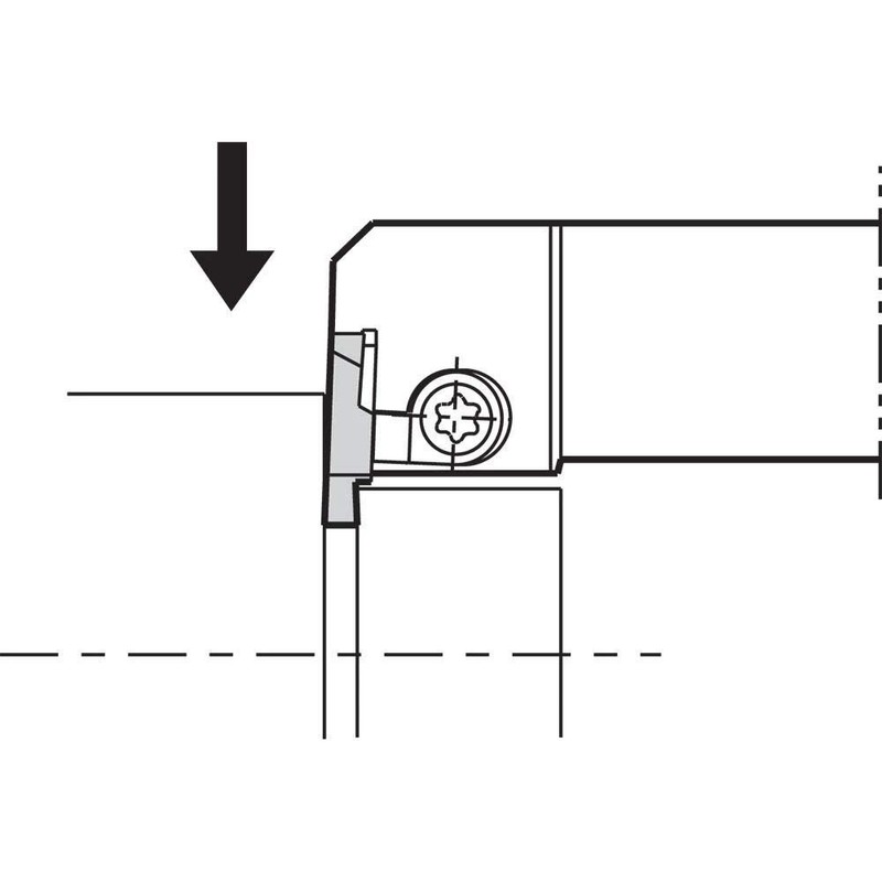 Kyocera KGBASL2020K-16 Grooving Holder (THC08181), Pack of 1