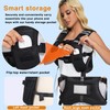 Weighted Vest, 12lbs/16lbs/20lbs/30lbs/40lbs Odorless, 6 Straps Size Adjustable for Woman