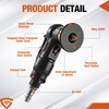 Pneumatic Mini Chamfering Tool 45° Round Corner 30000 RPM with