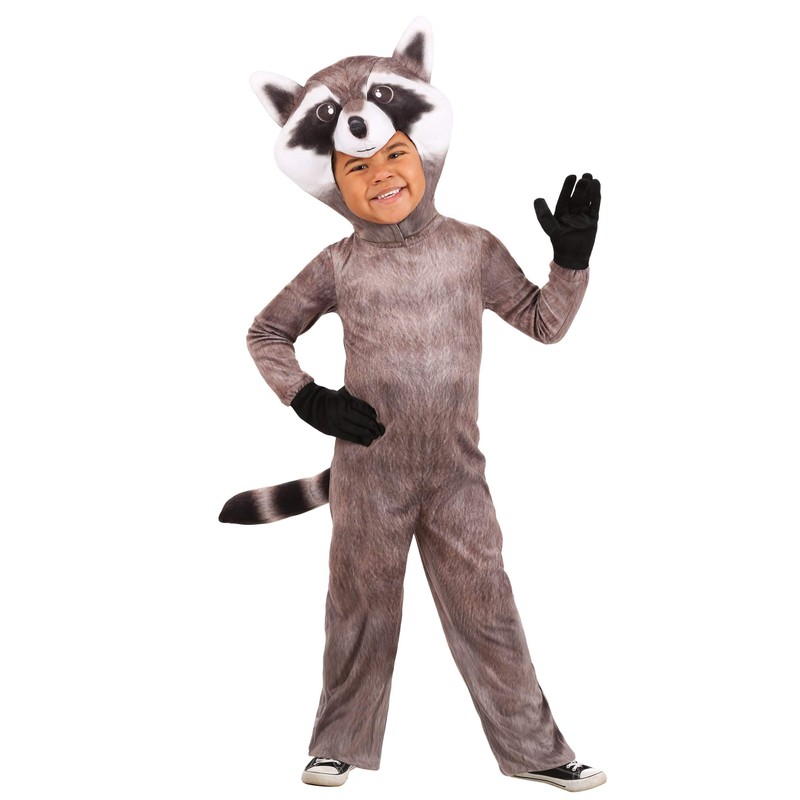 Realistic Toddler Raccoon Costume 4T