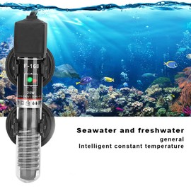 25 W Aquarium Heater, Thermostat Temperature Controller, Submersible Heater for Heating Rod, Aquarium, Fish Tank, Submersible Heater Fish Tank with Constant Temperature