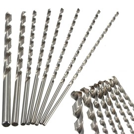 200 mm Extra Long Wood Drill Bit 8 Pieces Twist Drill Bit Set Direct Shank Drill Bit 4 mm - 10 mm HSS Metal Drill Long for Wood Plastic 4 mm / 4.2 mm / 4.5 mm / 5 mm / 5.2 mm / 6 mm / 8 mm / 10 mm