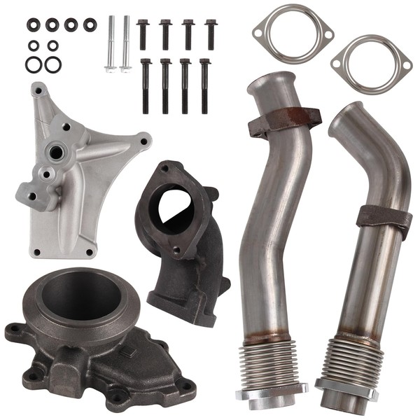Bellowed Up Pipe Kit with NON-EBPV Pedestal & Exhaust Housing