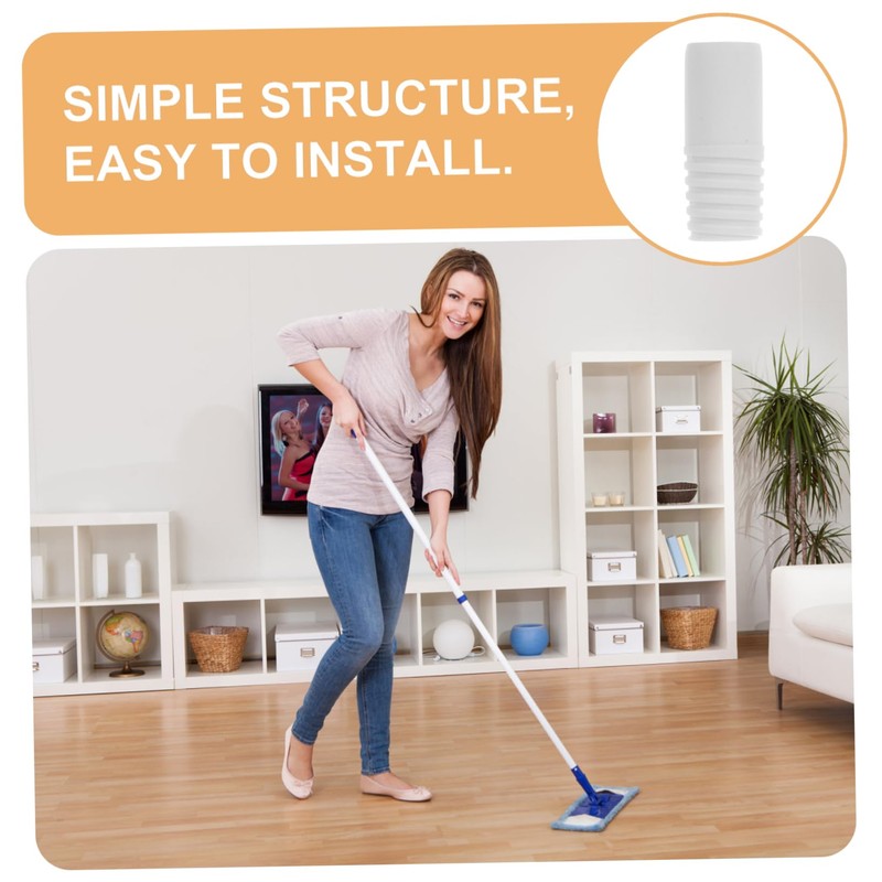 Ipetboom 20pcs Threaded Mop Rod Replacement Adapter Durable Extension Pole