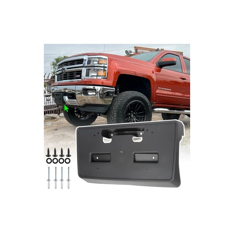Wocch Front License Plate Frame for Chevy Silverado 1500 2014