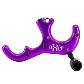 B3 Archery EXIT Mini 3 Finger Thumb Button Violet
