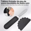 Gomia Lima De Pie De Manicura Profesional, Reutilizable, Acero Ino