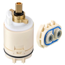 Enhon Single Function Pressure Balance Cartridge Replacement for RP70538/ RP73625, Shower Cartridge Compatible with Peerless and Delta Single Handle Tub and Shower Faucet (Check Valve Included)