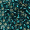 Toho Round Seed Beads 6/0#27BD 'Silver Lined Teal' 8 Gram Tube