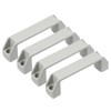 PATIKIL Plastic Pull Handles 120mm Hole Centers, 4 Pcs Square