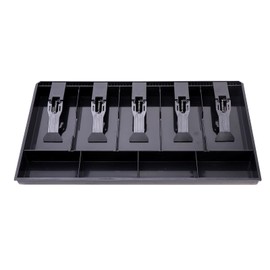 EKDJKK Cash Money Tray Replacement 5 Bill/ 4 Coin Drawer Register Insert Tray Storage Case with Plastic Clip (Size15.9 x 9.6 x1.38 inch)