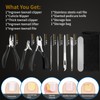 EBEWANLI Toe Nail Kit, 7PCS Pedicure Tools for Feet, Heavy