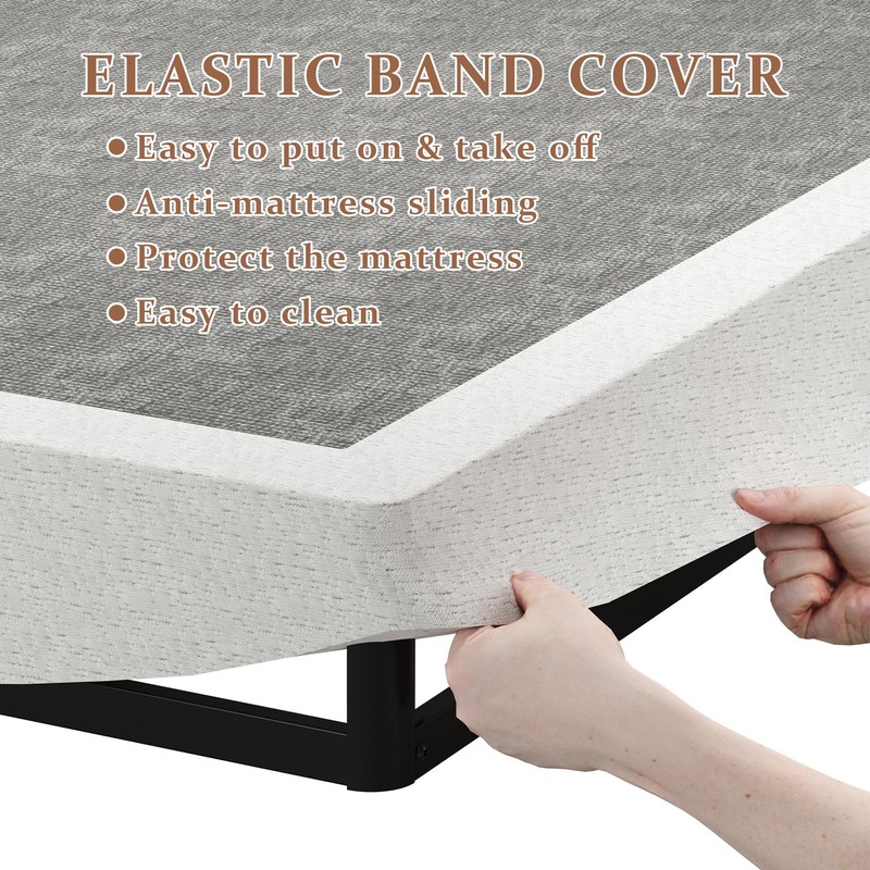 SHOANED Metal Box Spring Queen Size - 9 Inch High
