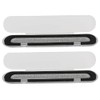 2pcs Professional Nail File, Reusable Double Sided Glass Nail Buffer,