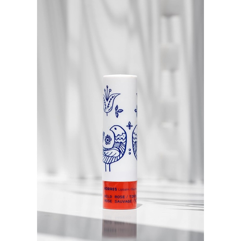 KORRES Lip Butter Stick Wild Rose Tinted Hydrating Lip Balm