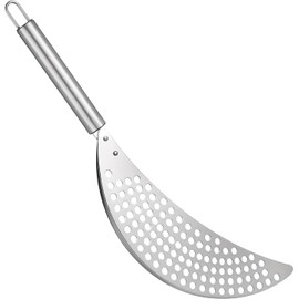 Pot Strainer With Handle Hand Held Strainers Grease Strainer Pasta Strainer Pan Strainer Grease Held Drainer Stainless Steel Hand Insert Pan Drainers Noodles Fruit For Different Pot Pan Kitchen Tools