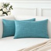 Artscope Set of 2 Cushion Covers, Plain Throw Cushion Cover,
