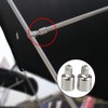 SEIWEI 1PCS 316 Stainless Steel Pipe Eye End Cap Bimini