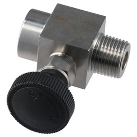 AllGIFT Needle Valve 304 Stainless Steel Durable Male to Female Ball Valve High Pressure 1/2 Inch NPT Globe Valve for Water Gas Oil