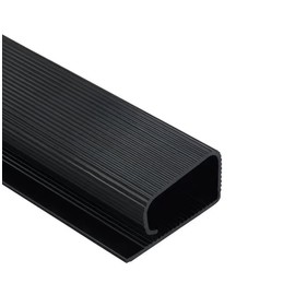 Under Desk Cable Management Kit, Self-Adhesive Cord Organizer, Cable Hider Tray,95" Total Length (6 Packs X15.75 Each),Black