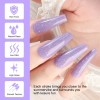 24 Pcs Gel Nail Polish Kit Glittering Nailkit For Gift
