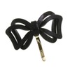 VingTAINE H7251-BK- Tortoise Shell Style Ribbon Pony Hook Hair Cuff