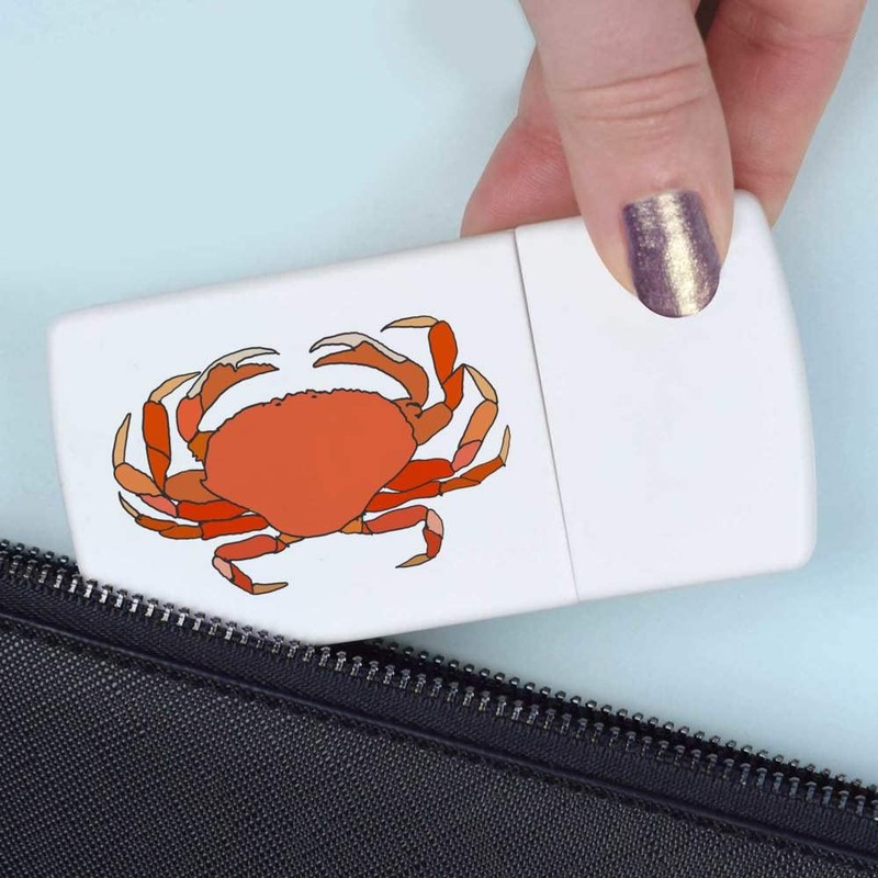 'Beach Crab' Pill Box with Tablet Splitter (PI00010404)