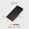 Grevio Men's Carbon Leather Long Wallet Coin Purse YKK Zipper