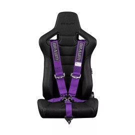 BRAUM - Purple 5 Point 3 Inch SFI 16.1 Racing Harness BRH-PUS5 - Single