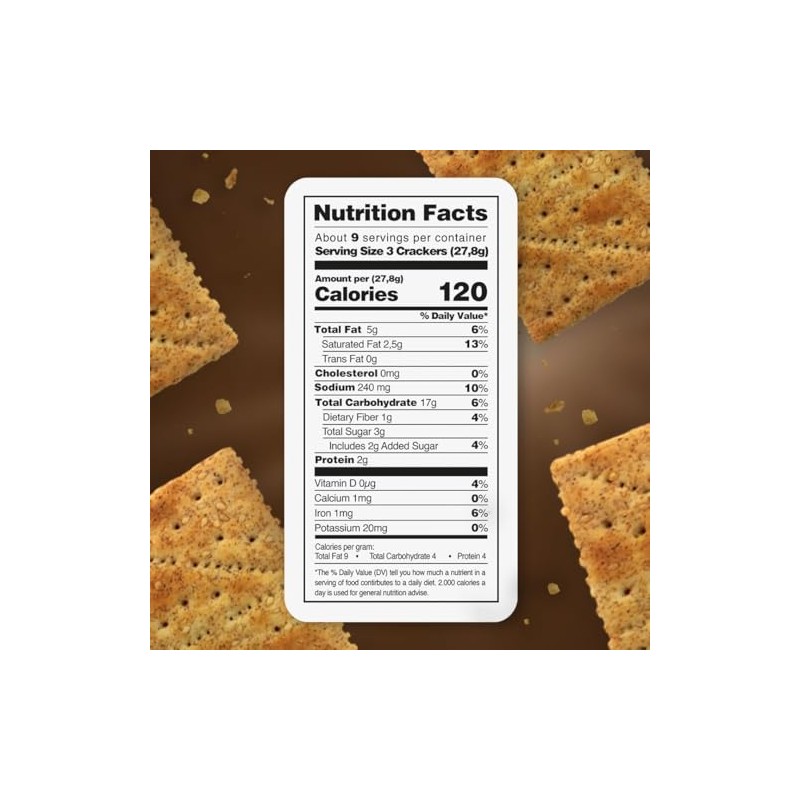 Dux, Wheat Crackers, High in Fiber, Enjoy Anytime, 8.82 Ounce