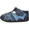 pediped Brody Originals Fisherman Sandal (Infant/Toddler),Navy/Light Blue,X-Small (0-6 months)