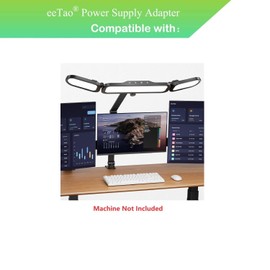 24V Replacement Power Adapter Compatible with NUERPO T4 LED Desk Lamp with Clamp DC24V Power Supply Charger Cord Cable