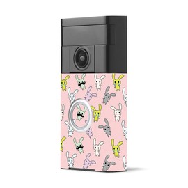 MightySkins Skin Compatible with Ring Video Doorbell - Bunny Bunches | Protective, Durable, and Unique Vinyl Decal wrap Cover | Easy to Apply, Remove, and Change Styles | Made in The USA