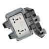 Waterproof Socket Charging Receptacle Power Outlet IP66 PC Electricity Accessory