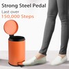 TIPGO Small Trash Can with Lid Soft Close, 4.5 Liters