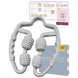 HandyBio Massage Roller, Massage Roller, Myofascial Release, Myofascial Release, Fascial Massage Roller, Stylish "Dull Color" (Gray)