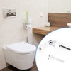 Colexy Toilet Handle Replacement Cistern Lever, Ceramic Toilet Flush Lever