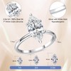 AVECON 3.5CT Marquise Cut Engagement Ring for Women, Wedding Promise