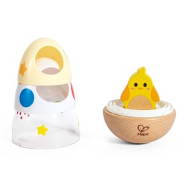Hape Stand Up Stacking Egg, Plug-in Game, 12 Months and Up