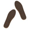 Mobestech 2pairs Imitation Wool Insoles for Men and Women Warm