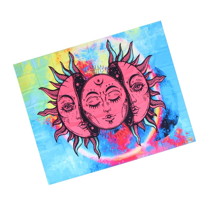 Sun Goddess Pattern Tapestry Wall Hanging for Bedroom Living Room