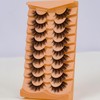 Summer Fluffy Natural False Eyelashes, 9 Pairs Wispy Cat Eye