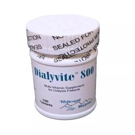 Dialyvite 800 Tablets 100ct - Multivitamin Supplement for Dialysis Patients