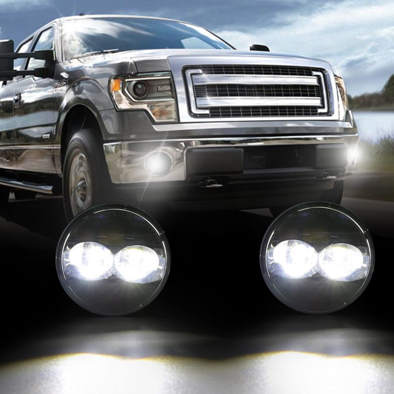 LED Fog Lights Bumper Driving Lamps Assembly Replacement for Ford