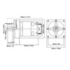Gear Motor DC 24V 3.8A Speed Reduction Self Locking Reversible