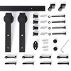 Sliding Barn Door Hardware Kit, 6 ft Barn Door Track