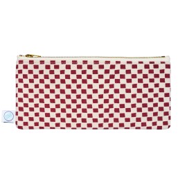 Jamie TD School Pencil Case Zipper Closure PVC PU Plastic Canvas Cotton Material for Gift UseColor: armygreen