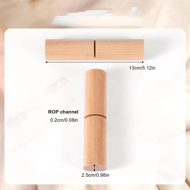 Qianly Wooden Knot Grippers Tighten The Knot Clip Supplies Lightweight